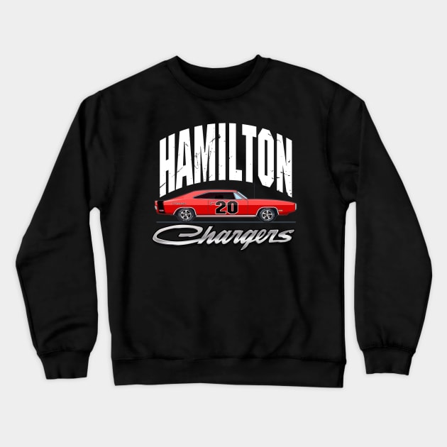 Hamilton Chargers Crewneck Sweatshirt by chrayk57